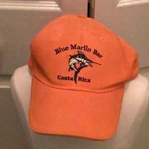 🎣NWT Blue Marlin Bar Costa Rica Adjustable Cap So Much Fun to Wear 🎣